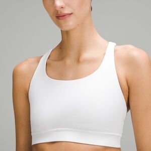 Lululemon White Energy Bra Size 6